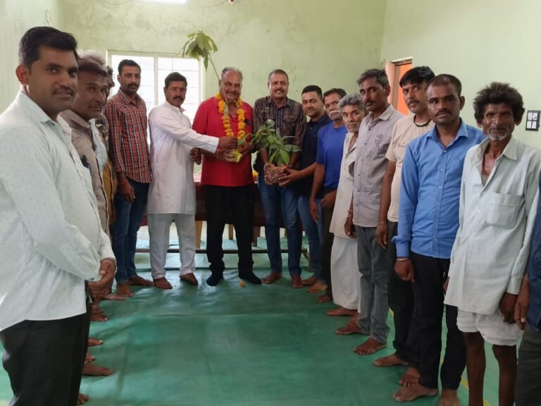 माननखेड़ा पंचायत में वृक्षारोपण